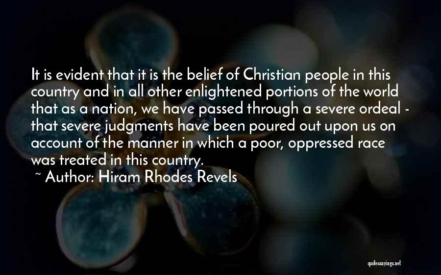 Hiram Quotes By Hiram Rhodes Revels