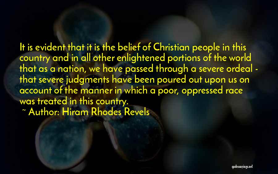 Hiram Revels Quotes By Hiram Rhodes Revels