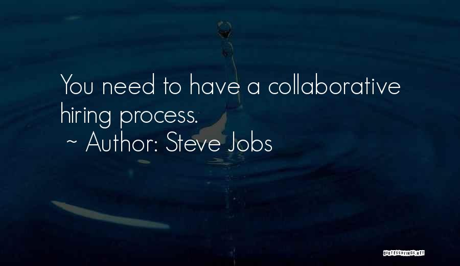 Hiring Process Quotes By Steve Jobs