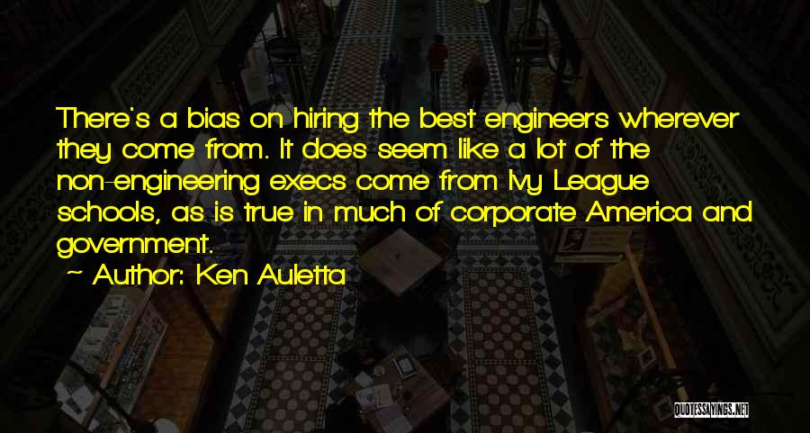 Hiring Quotes By Ken Auletta