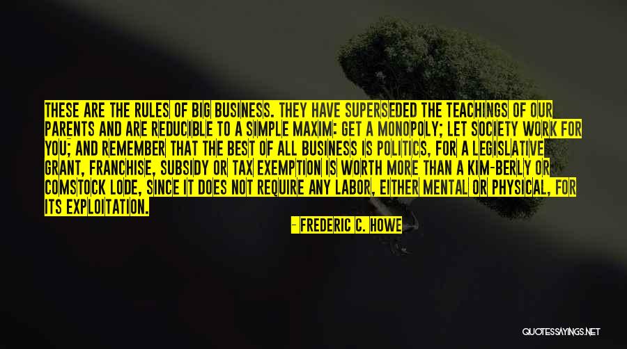 Hirudin Quotes By Frederic C. Howe Hirudin Quotes By Frederic C. Howe