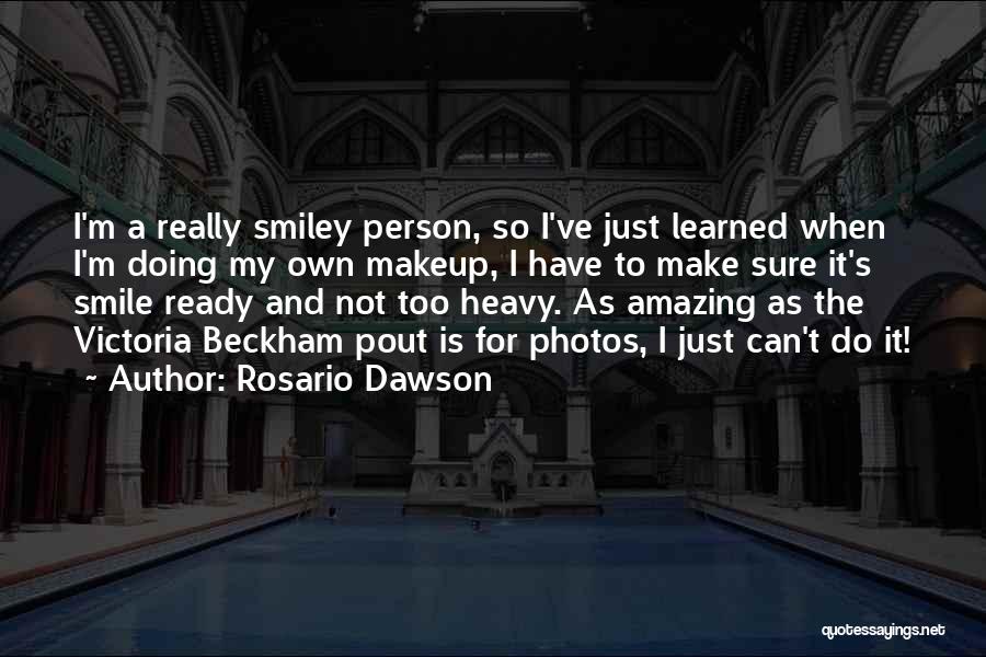 His Amazing Smile Quotes By Rosario Dawson