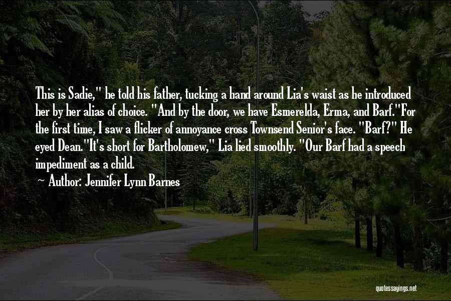 His And Her Short Quotes By Jennifer Lynn Barnes