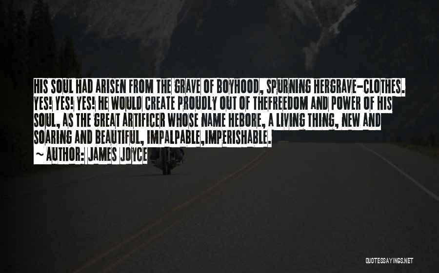 His Beautiful Soul Quotes By James Joyce