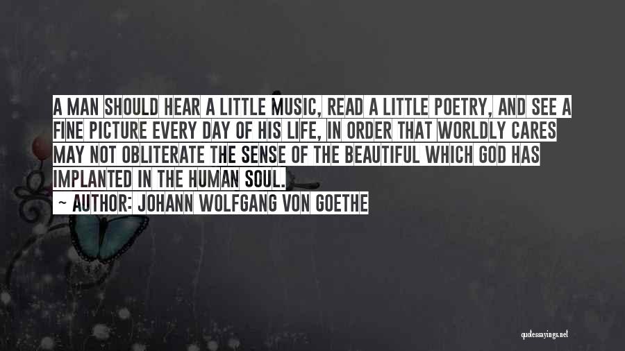 His Beautiful Soul Quotes By Johann Wolfgang Von Goethe