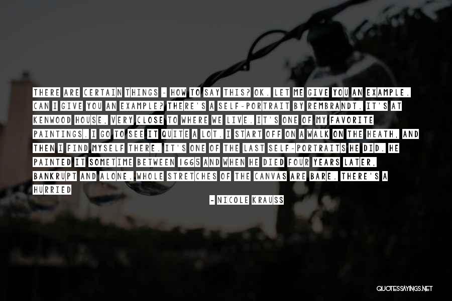 His Canvas Quotes By Nicole Krauss His Canvas Quotes By Nicole Krauss