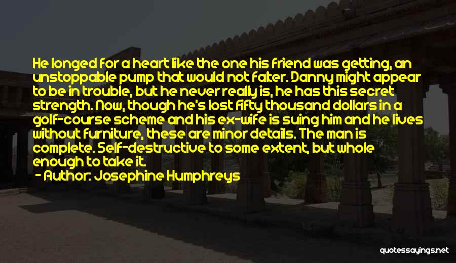 His Ex Wife Quotes By Josephine Humphreys