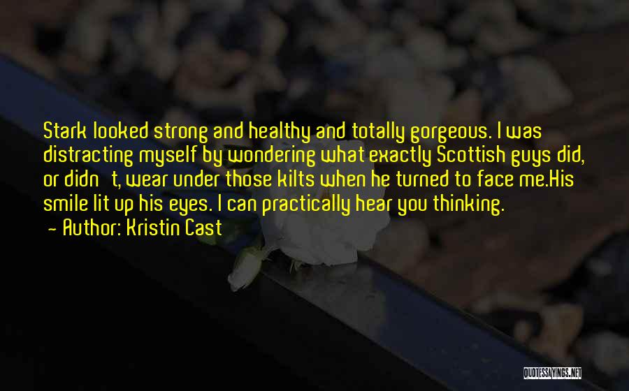 His Eyes And Smile Quotes By Kristin Cast