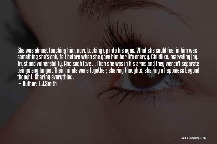 His Eyes Love Quotes By L.J.Smith