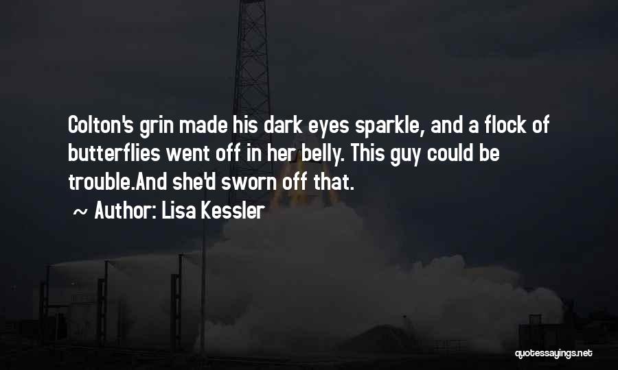 His Eyes Sparkle Quotes By Lisa Kessler
