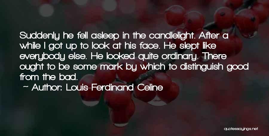 His Face Quotes By Louis-Ferdinand Celine