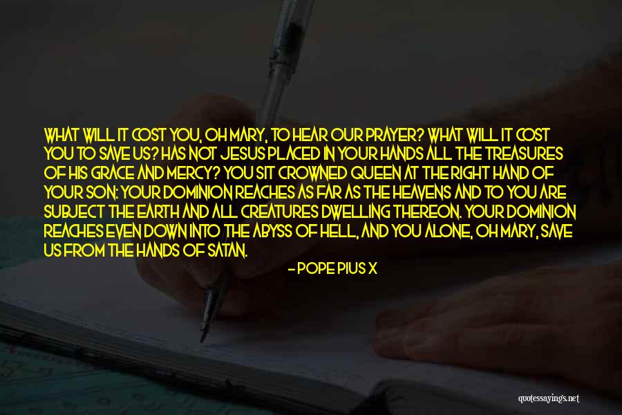 His Grace And Mercy Quotes By Pope Pius X His Grace And Mercy Quotes By Pope Pius X