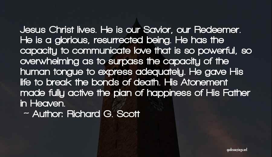 His Happiness Quotes By Richard G. Scott