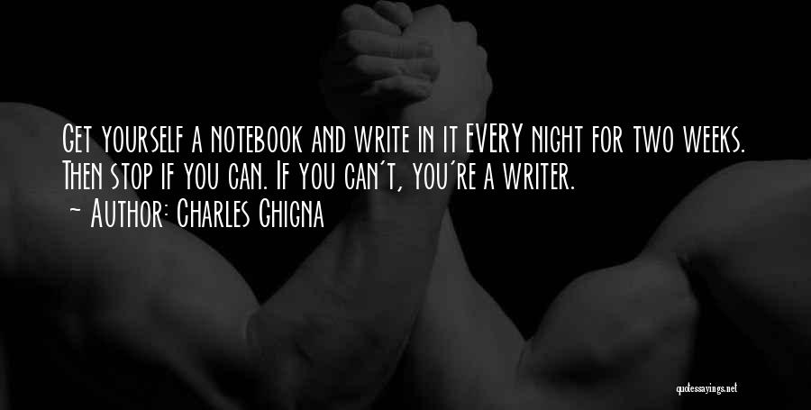 His & Her Notebook Quotes By Charles Ghigna