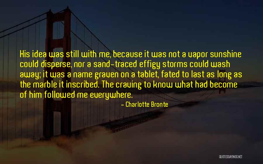 His Last Name Quotes By Charlotte Bronte