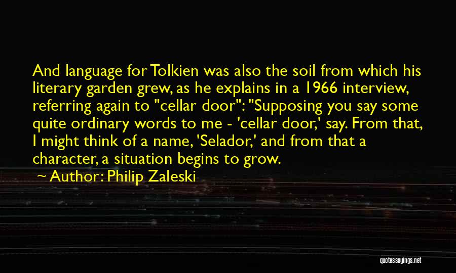 His Name Quotes By Philip Zaleski