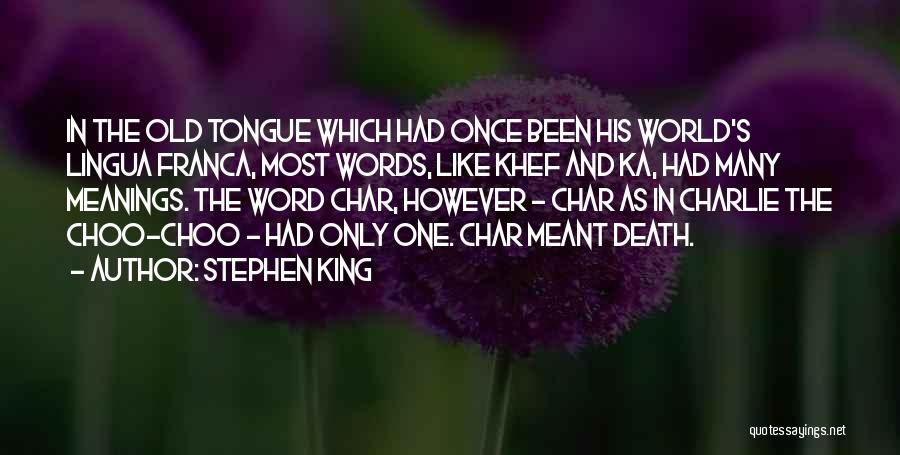 His One And Only Quotes By Stephen King