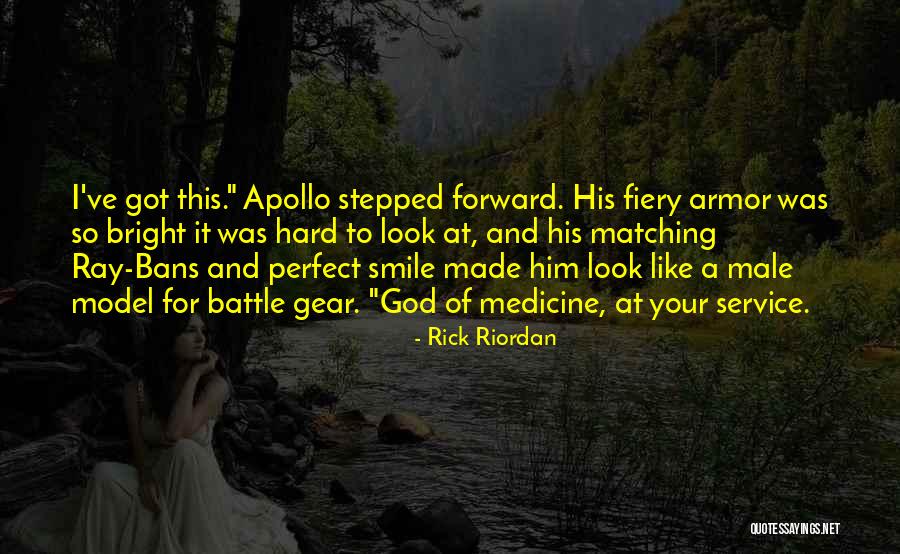 His Perfect Smile Quotes By Rick Riordan His Perfect Smile Quotes By Rick Riordan