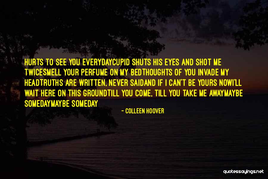 His Perfume Quotes By Colleen Hoover