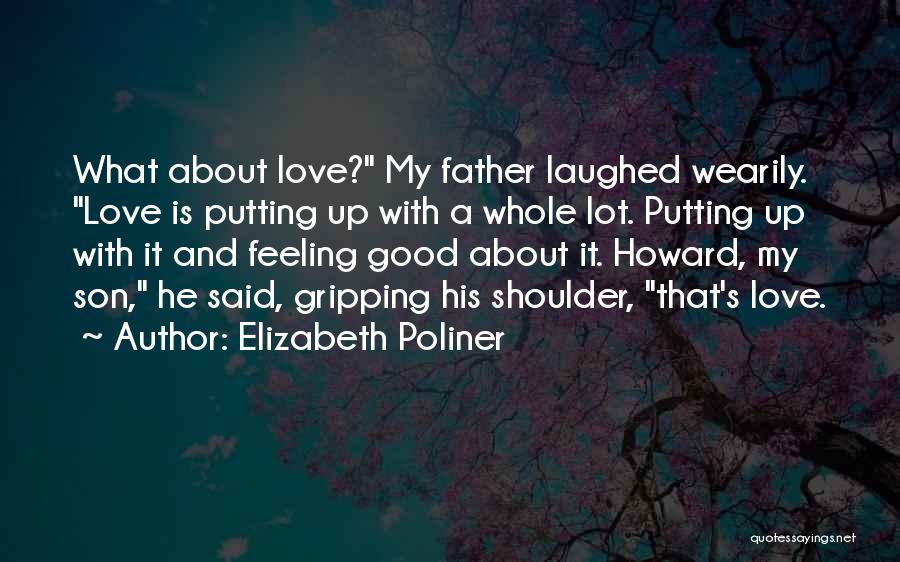 His Shoulder Love Quotes By Elizabeth Poliner