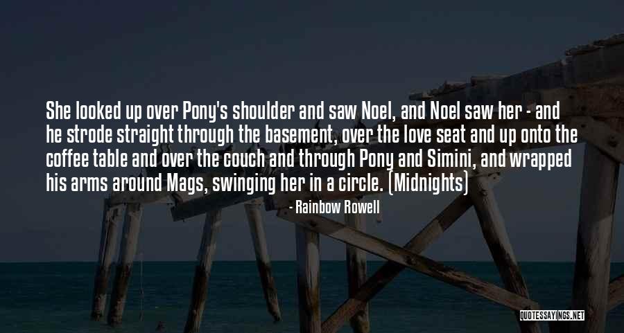 His Shoulder Love Quotes By Rainbow Rowell