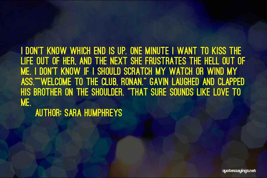 His Shoulder Love Quotes By Sara Humphreys