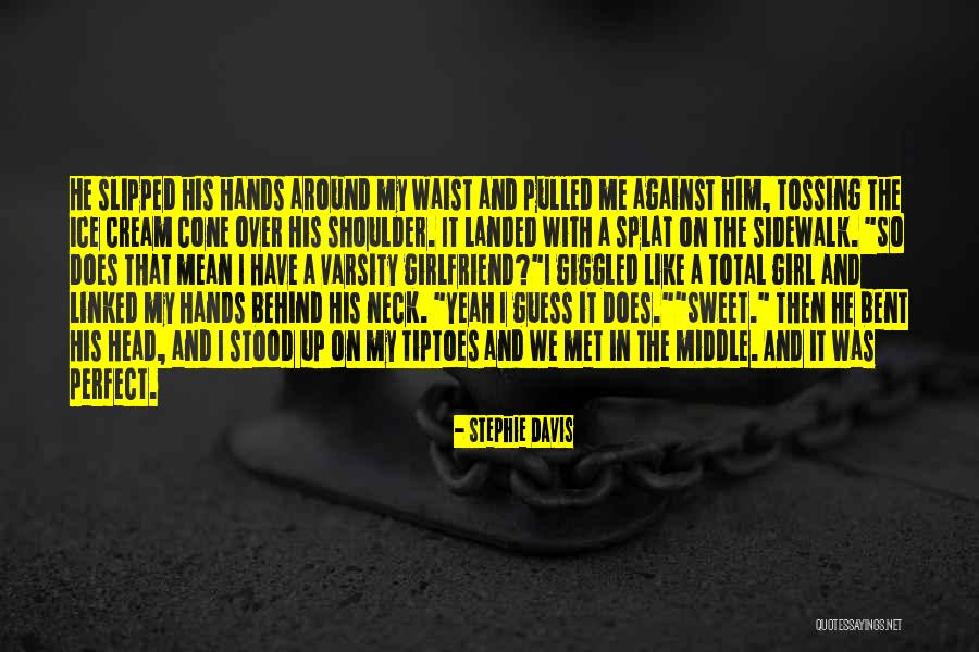 His Shoulder Love Quotes By Stephie Davis His Shoulder Love Quotes By Stephie Davis