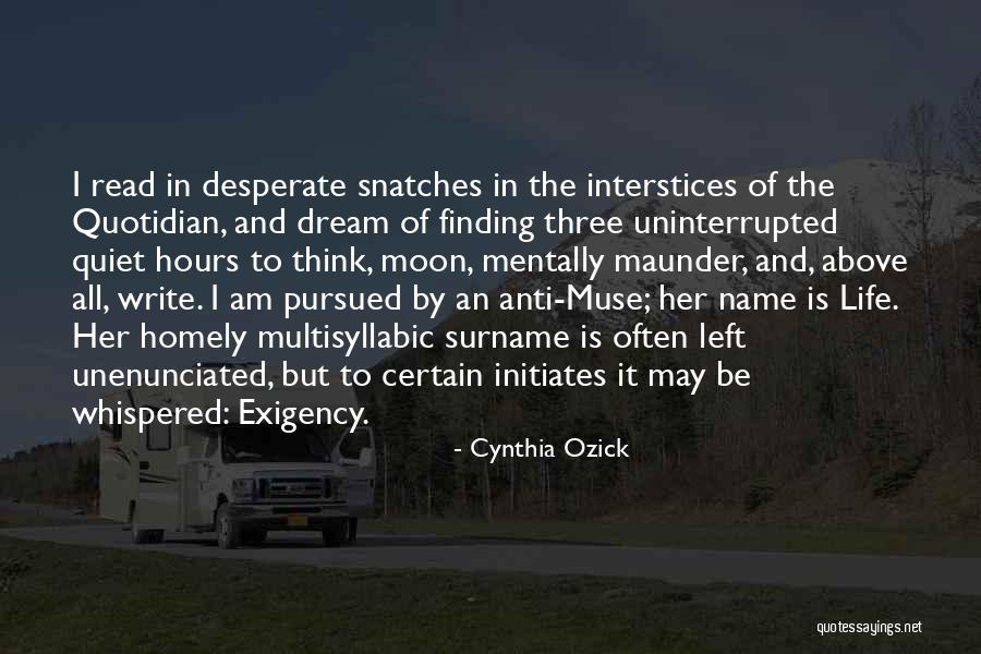 His Surname Quotes By Cynthia Ozick His Surname Quotes By Cynthia Ozick