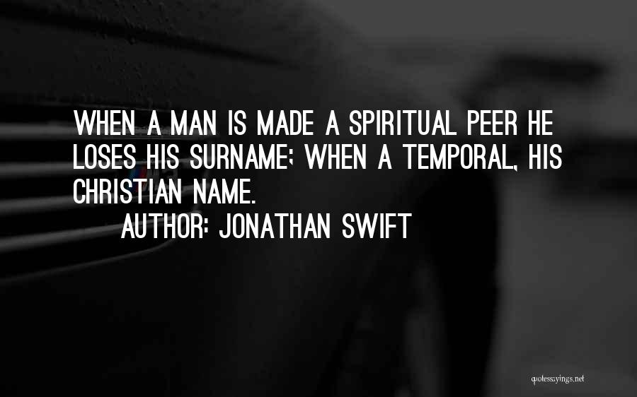 His Surname Quotes By Jonathan Swift