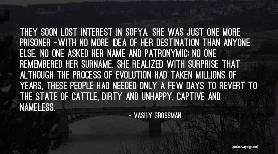 His Surname Quotes By Vasily Grossman