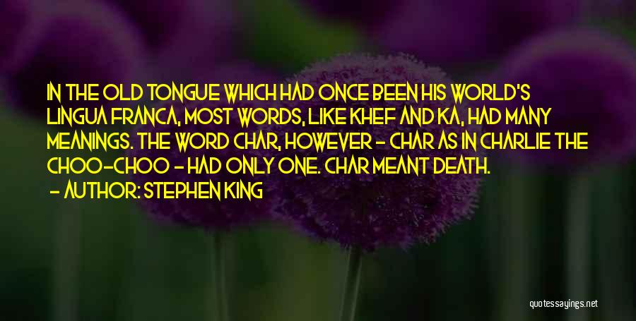 His The Only One Quotes By Stephen King