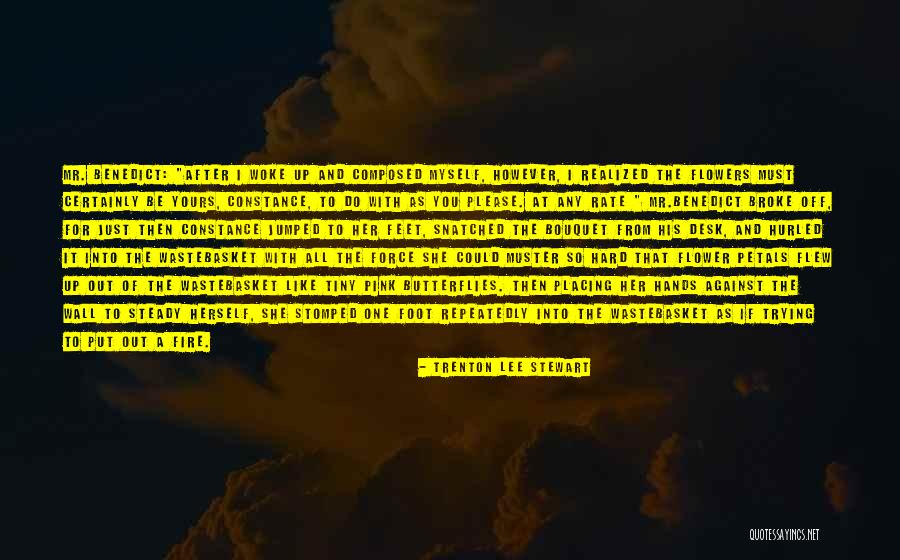 His Tiny Feet Quotes By Trenton Lee Stewart His Tiny Feet Quotes By Trenton Lee Stewart