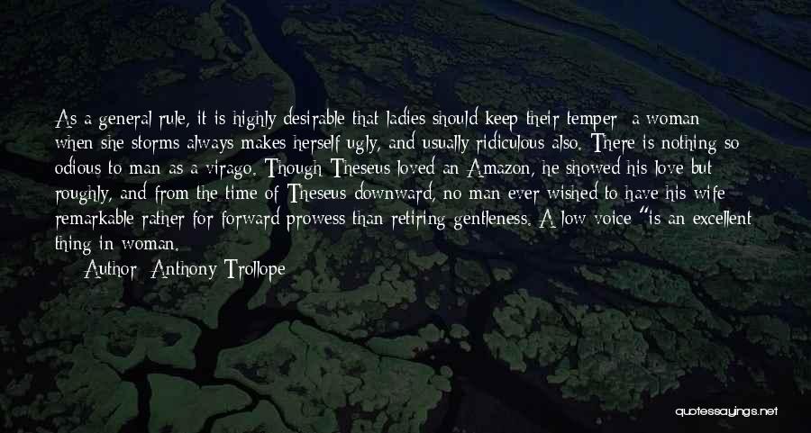 His Voice Love Quotes By Anthony Trollope