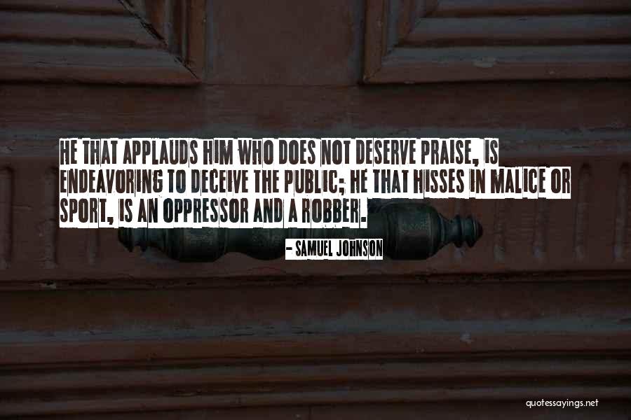 Hisses Quotes By Samuel Johnson Hisses Quotes By Samuel Johnson