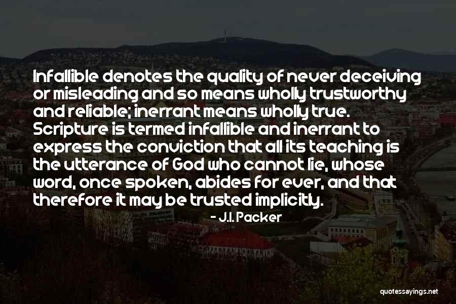 Histologist Responsibilities Quotes By J.I. Packer Histologist Responsibilities Quotes By J.I. Packer