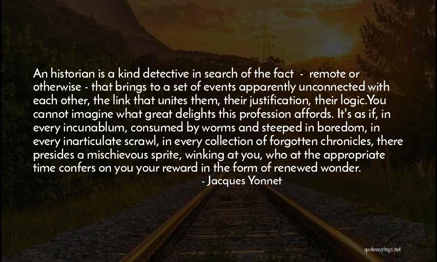 Historian Quotes By Jacques Yonnet