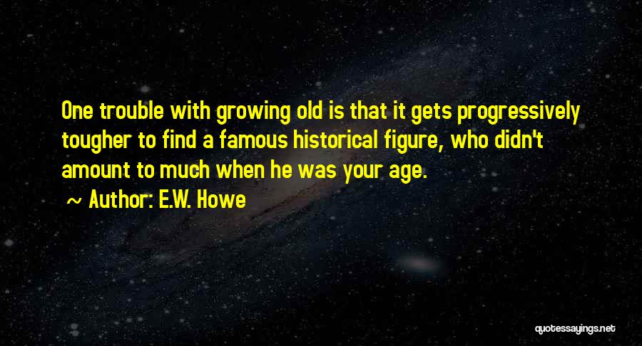 Historical Figure Quotes By E.W. Howe