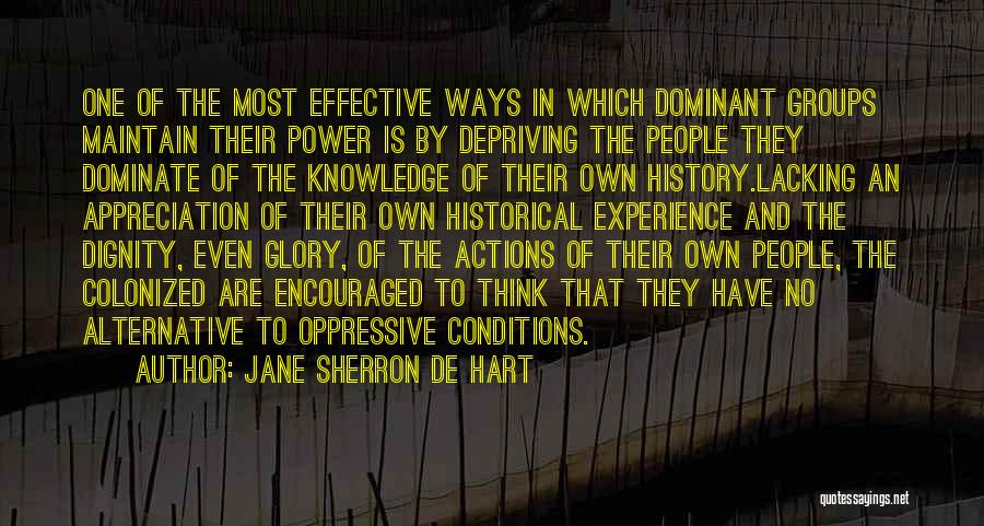 Historical Knowledge Quotes By Jane Sherron De Hart