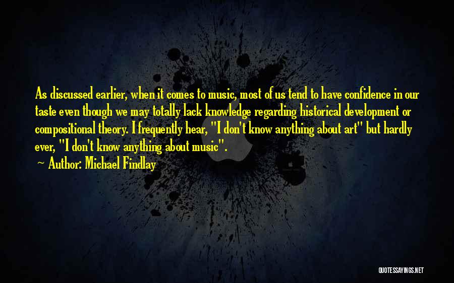 Historical Knowledge Quotes By Michael Findlay