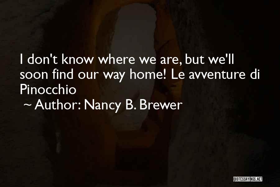 Historical Suspense Quotes By Nancy B. Brewer