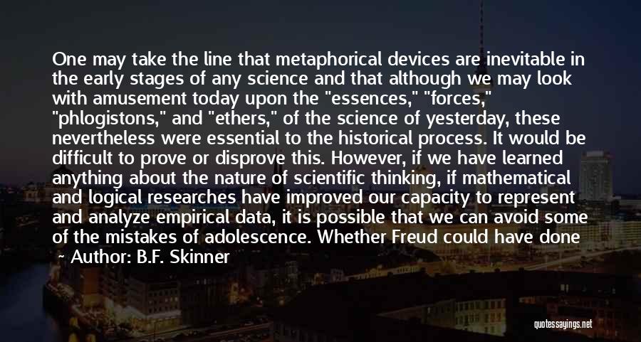 Historical Thinking Quotes By B.F. Skinner