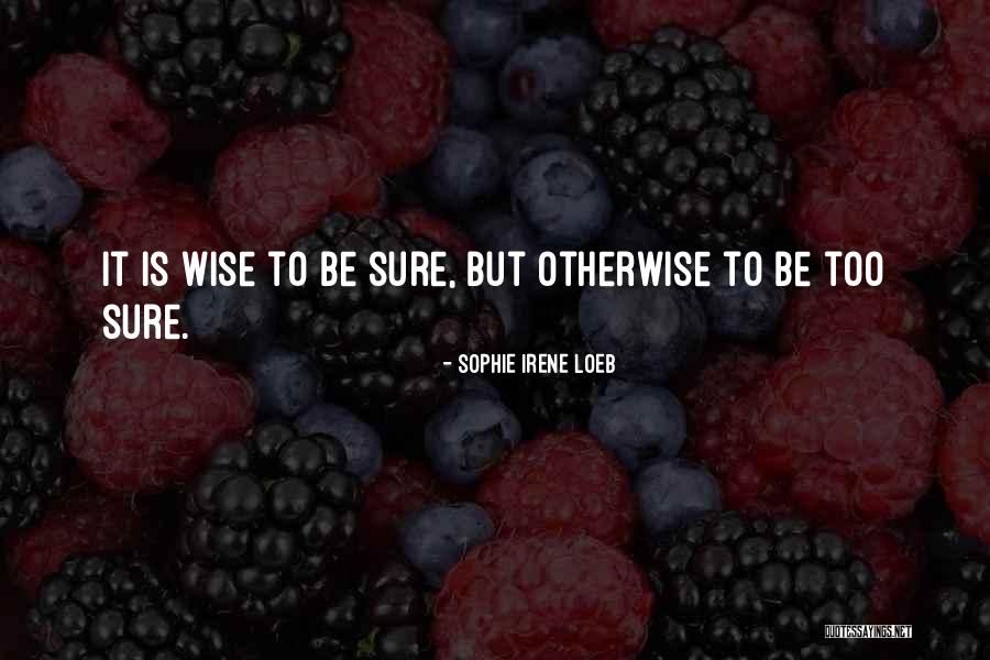 Historicos Mas Quotes By Sophie Irene Loeb