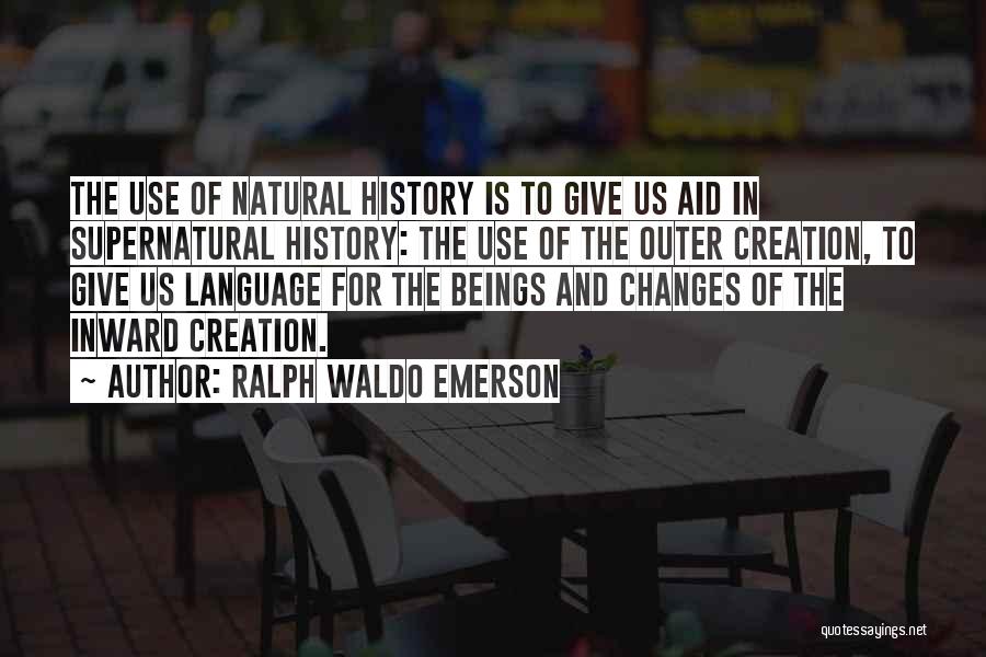 History And Change Quotes By Ralph Waldo Emerson