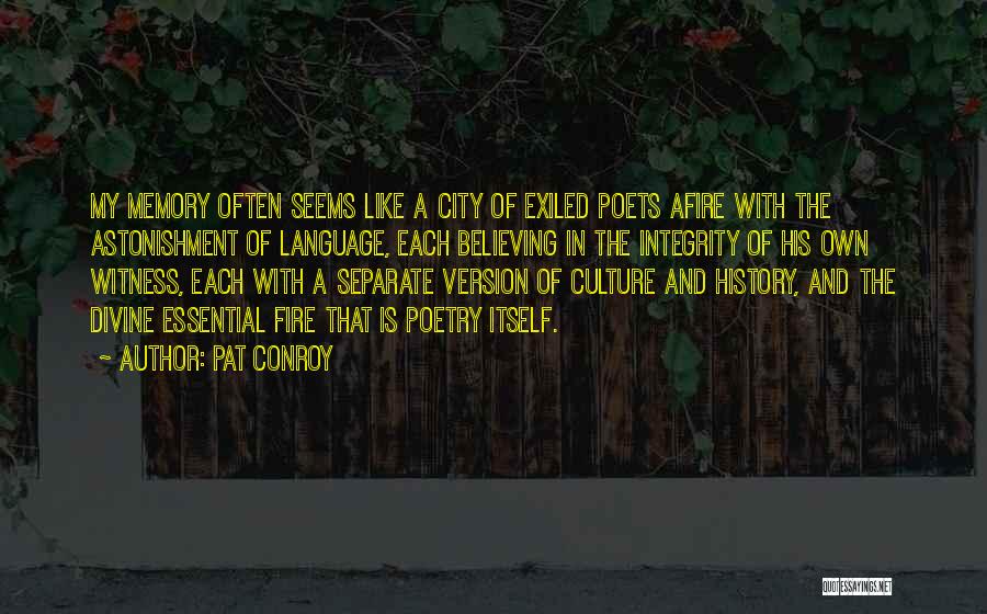 History And Culture Quotes By Pat Conroy