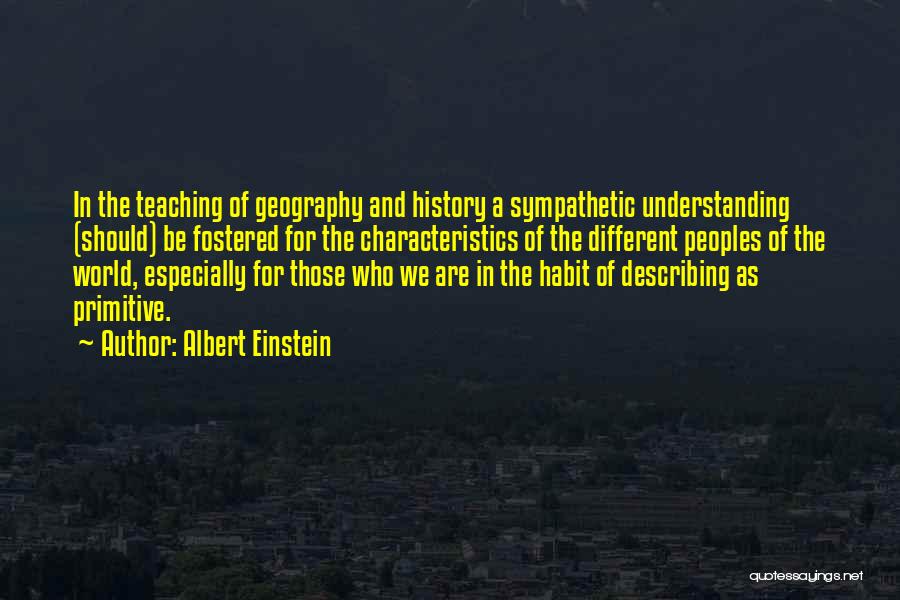 History And Geography Quotes By Albert Einstein