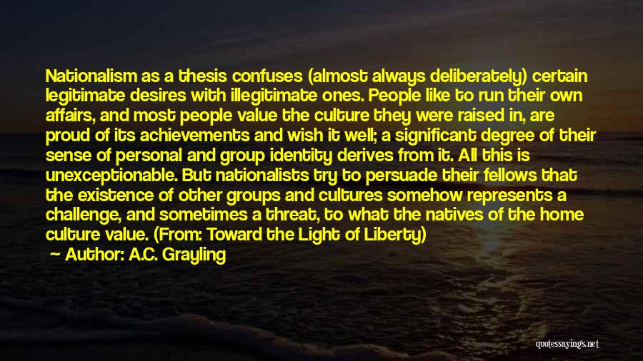 History And Identity Quotes By A.C. Grayling