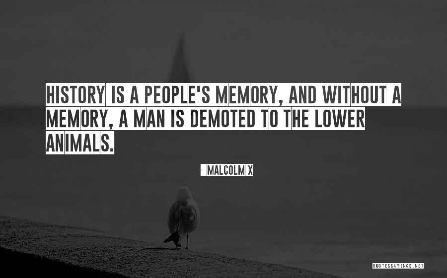 History And Memory Quotes By Malcolm X