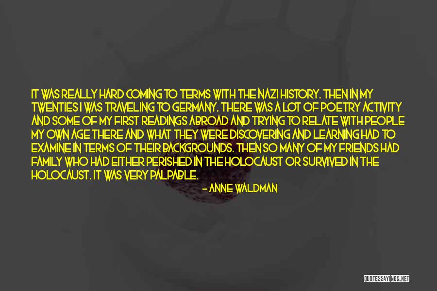 History And Quotes By Anne Waldman