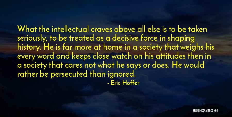 History And Quotes By Eric Hoffer