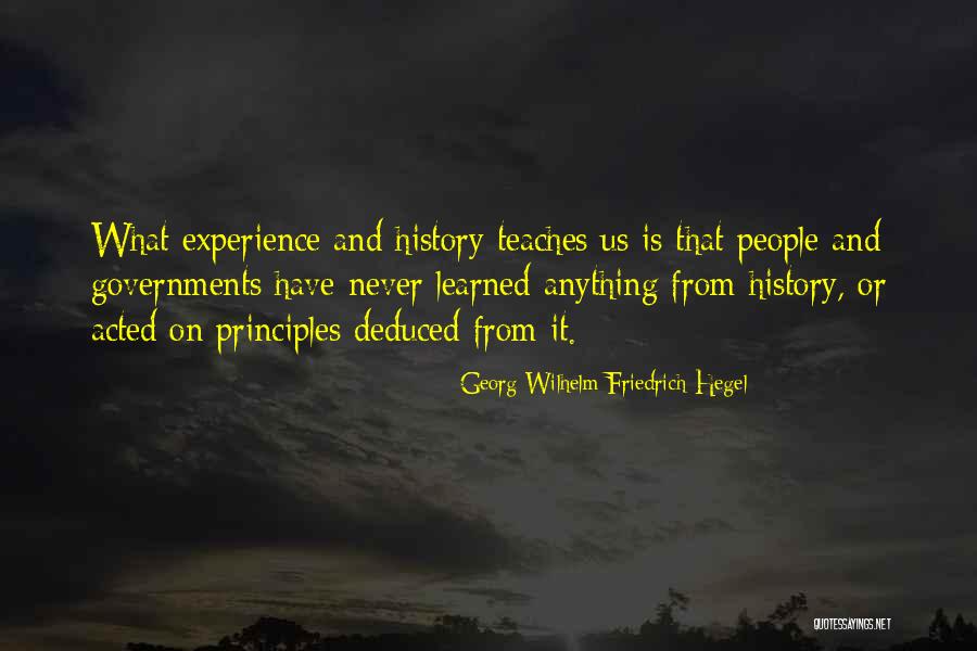 History And Quotes By Georg Wilhelm Friedrich Hegel